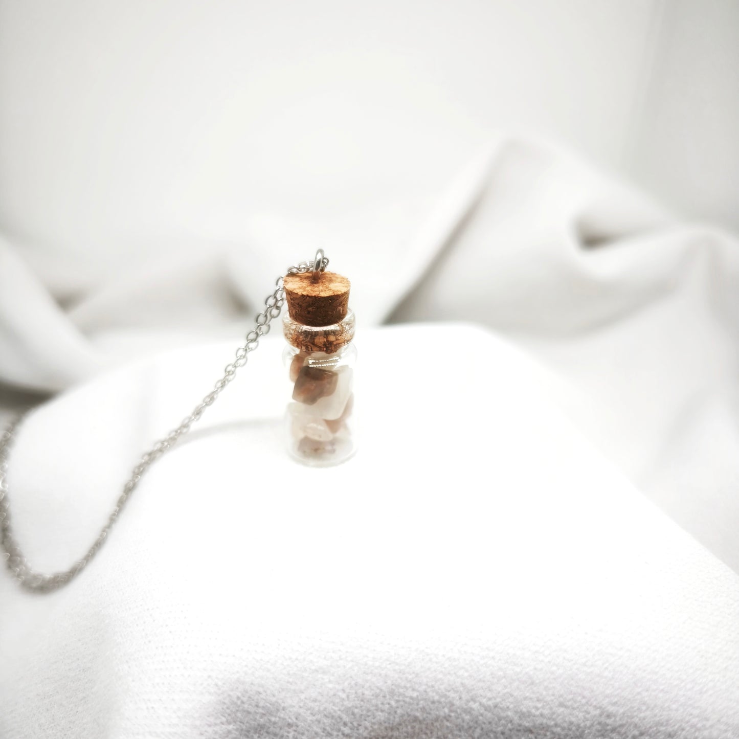 Collier Bottle Pierre de Lune