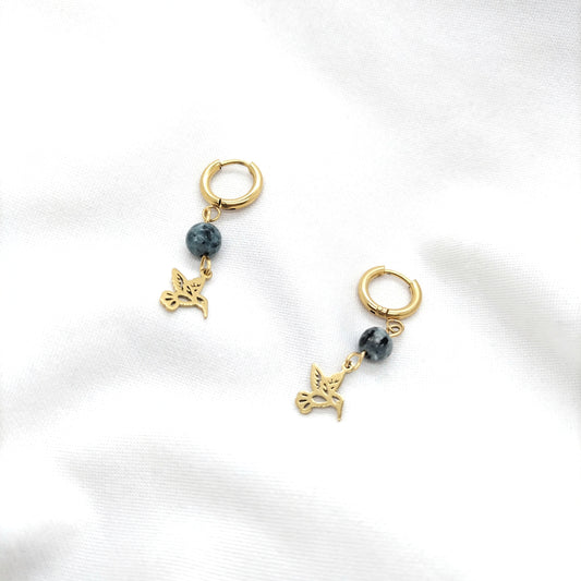 Boucles bird Marbre