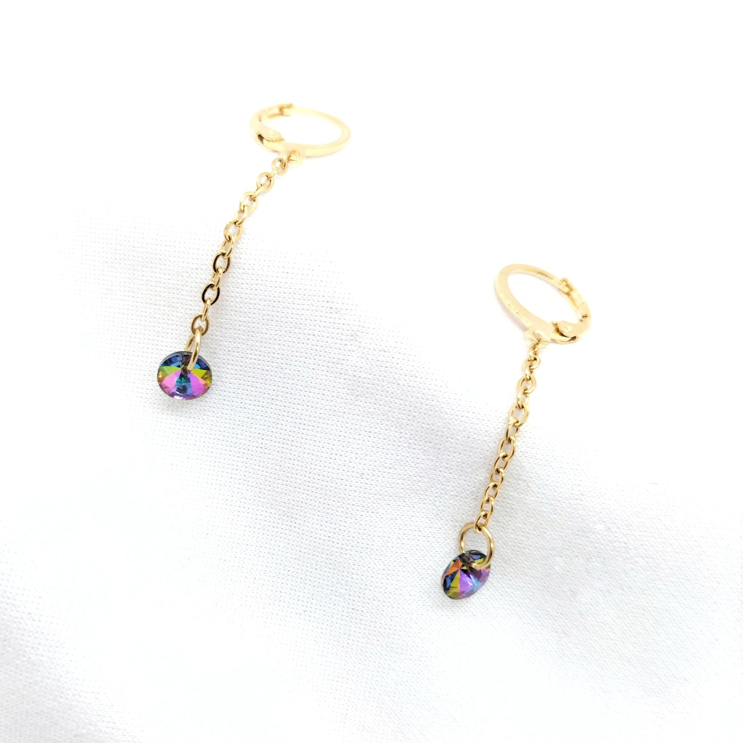 Boucles d'oreilles strass