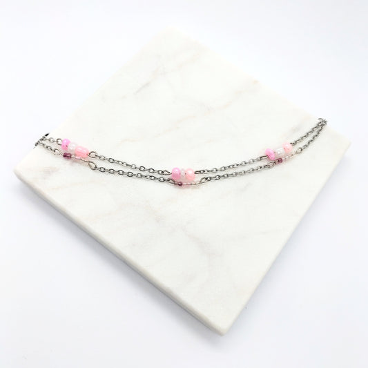 Bracelet Rocaille rose