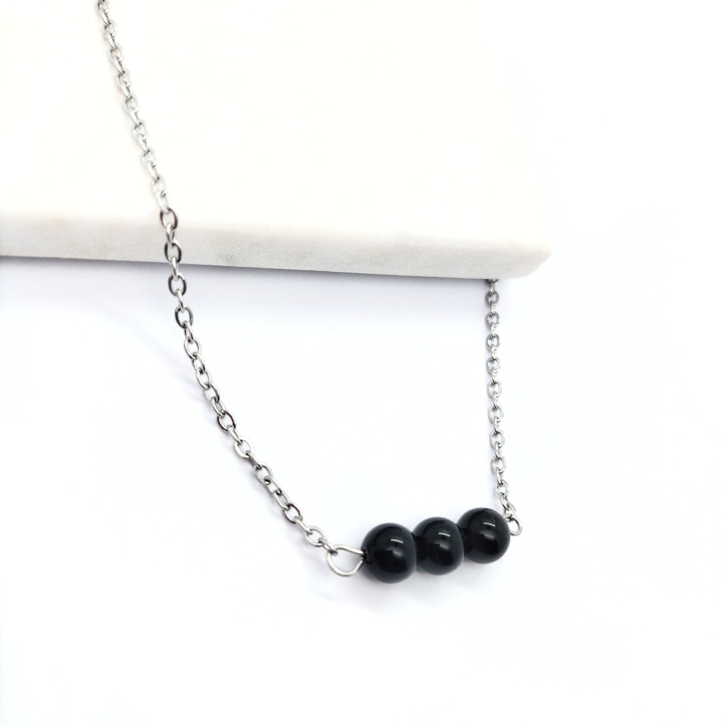 Collier Anys obsidienne