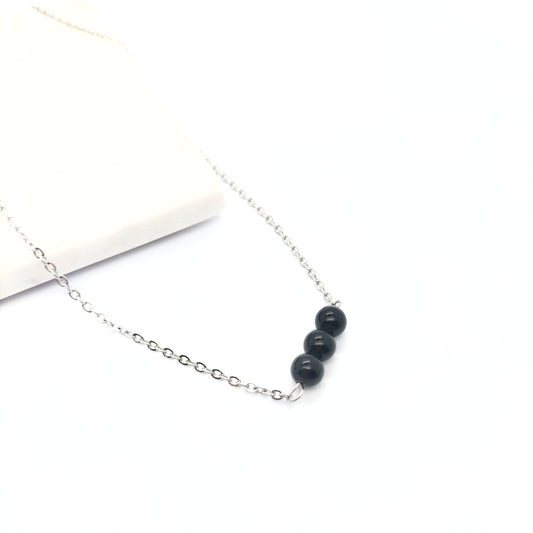 Collier Anys obsidienne