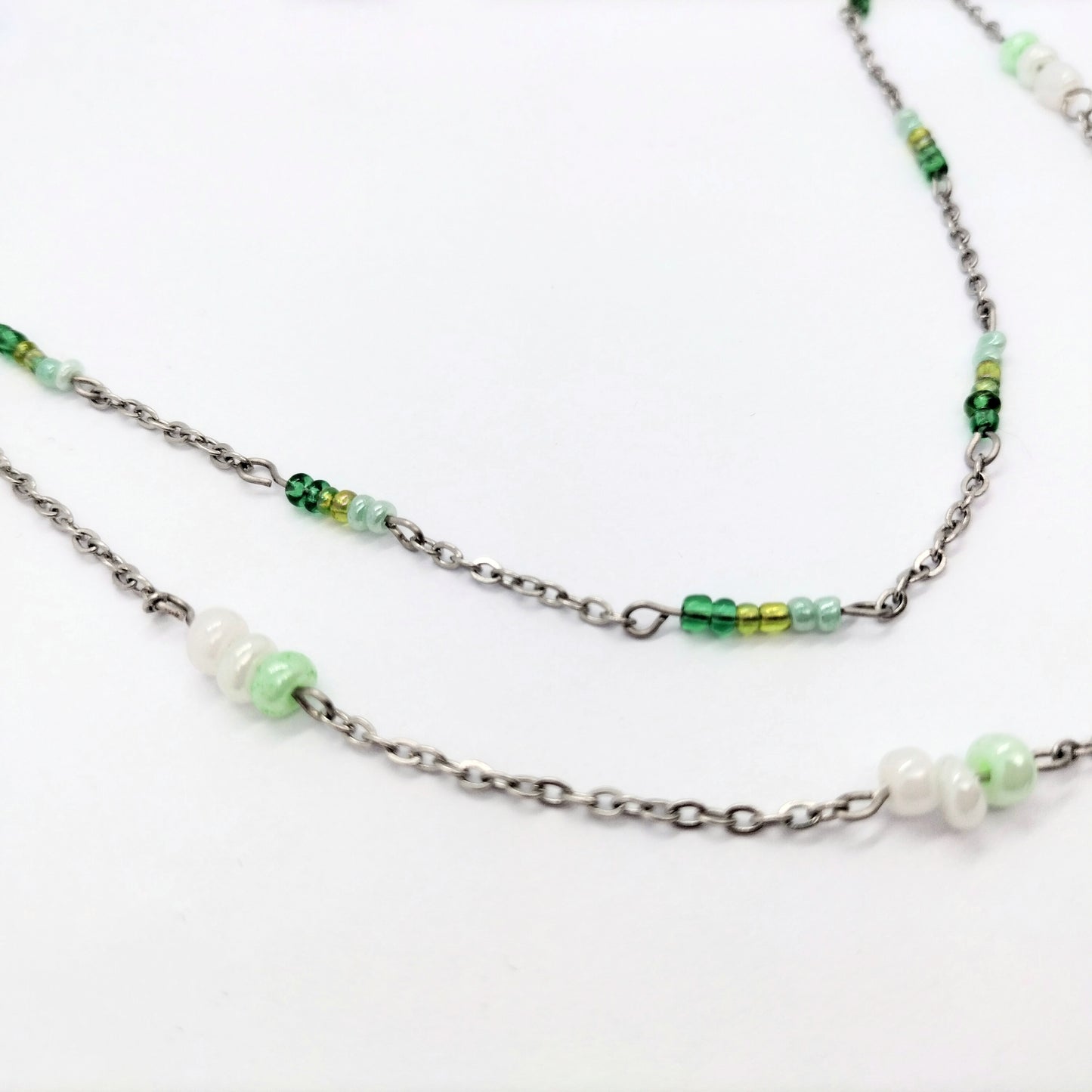 Collier Rocaille vert