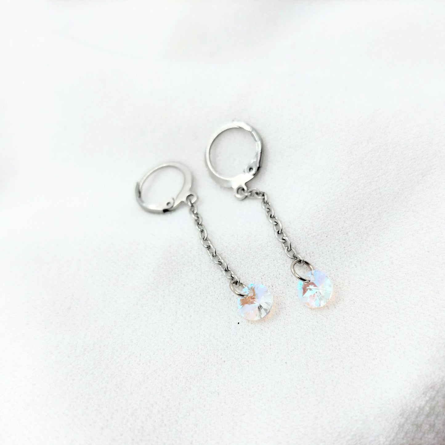 Boucles d'oreilles strass