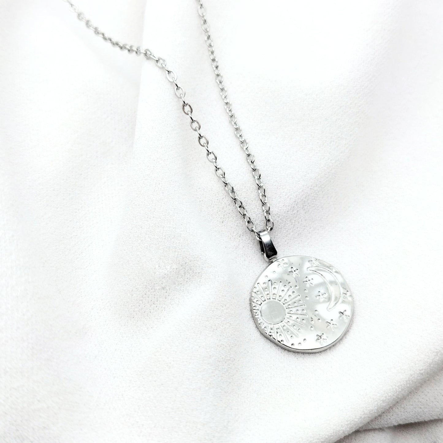 Collier lune/soleil