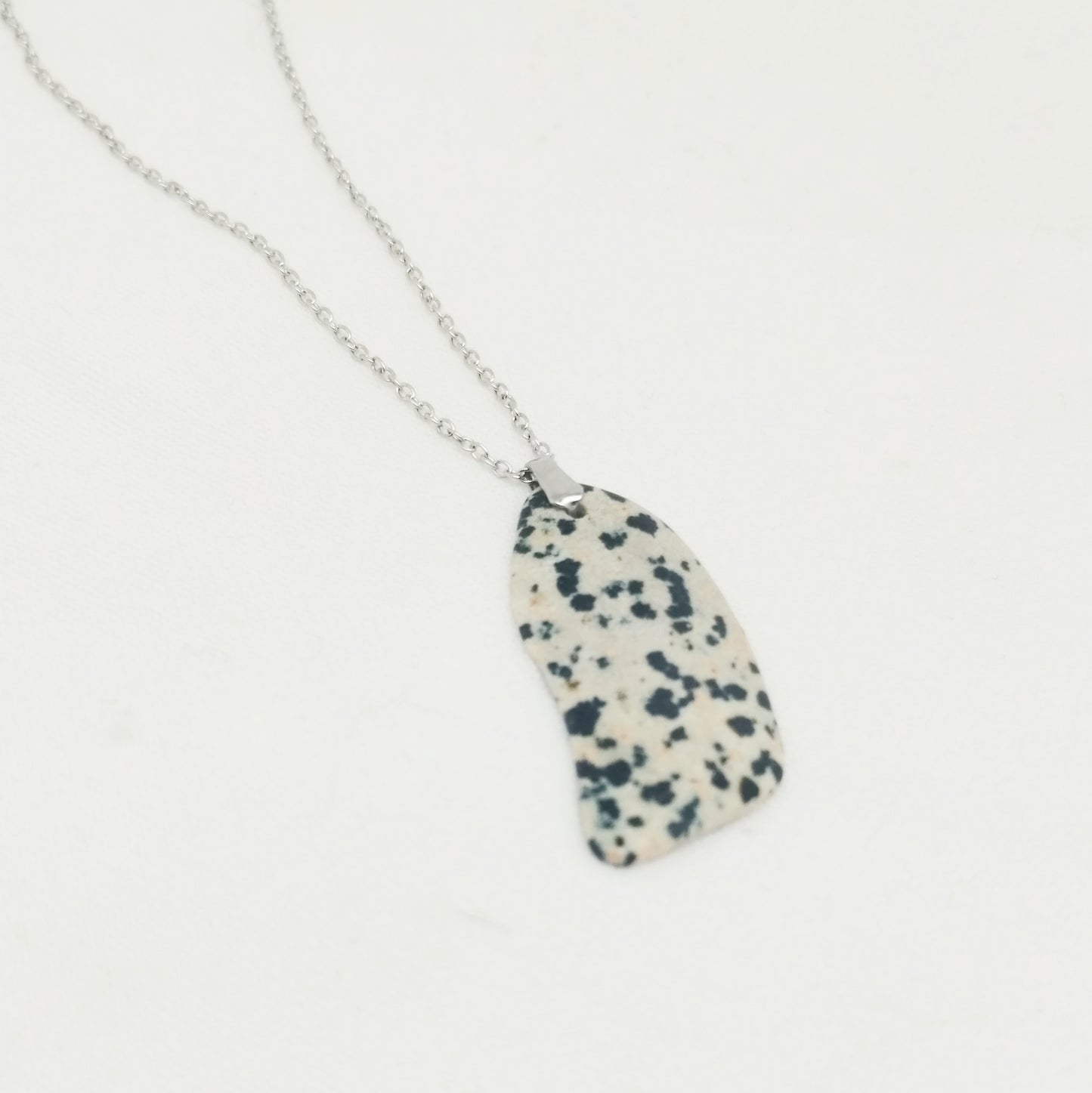 Collier Nat Jaspe dalmatien