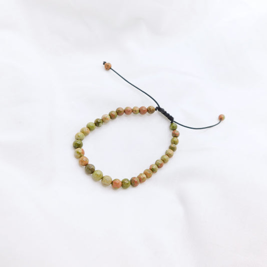 Bracelet ajustable Unakite