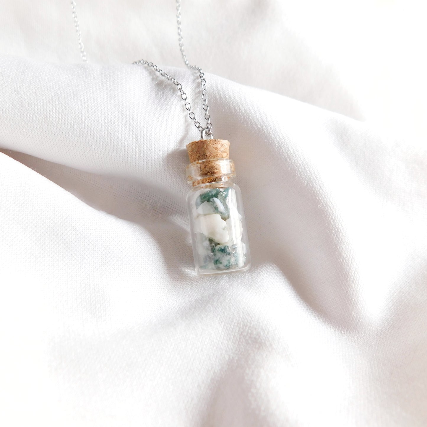 Collier Bottle Agate Arbre