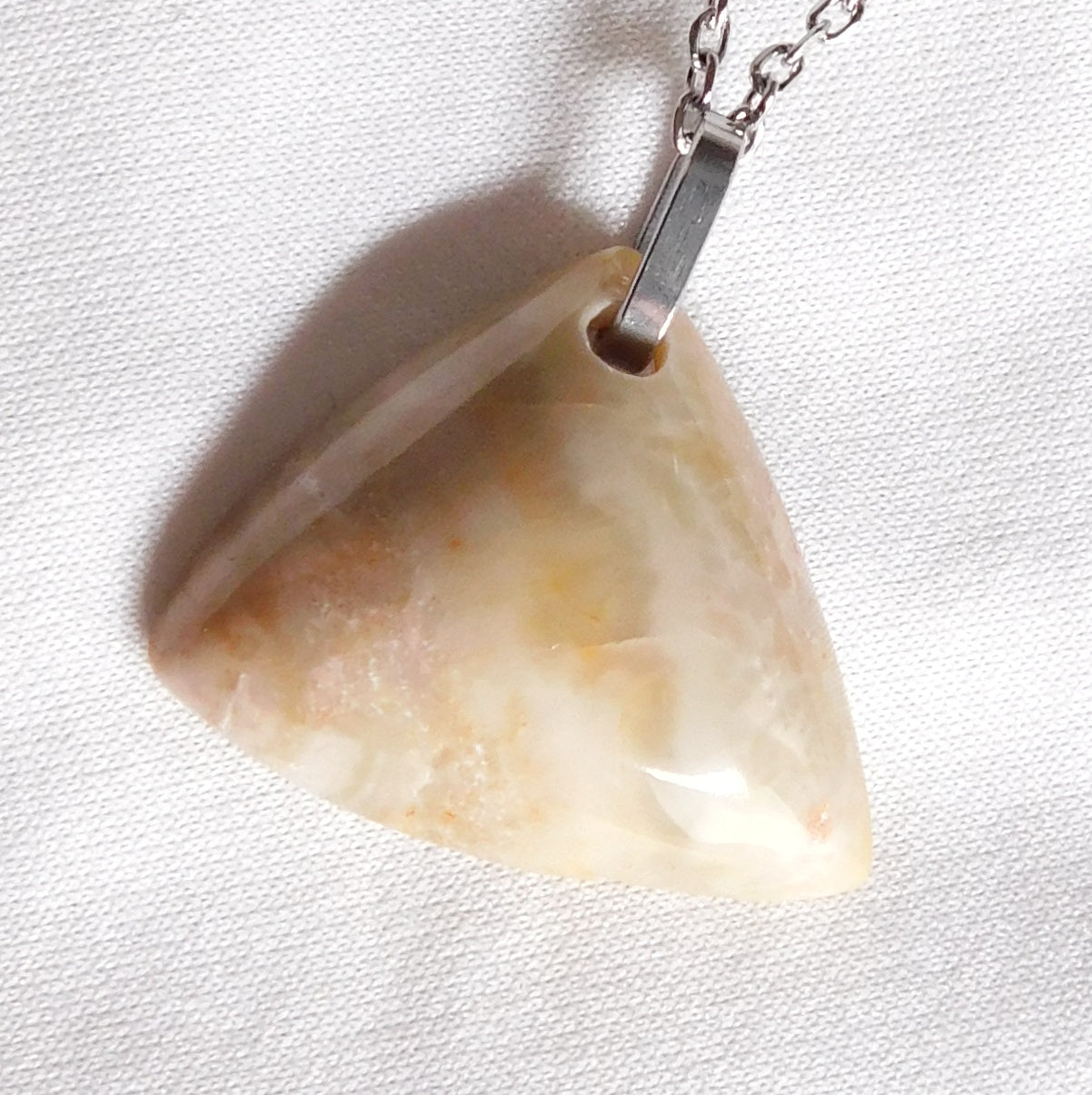 Collier Nat Calcite crème