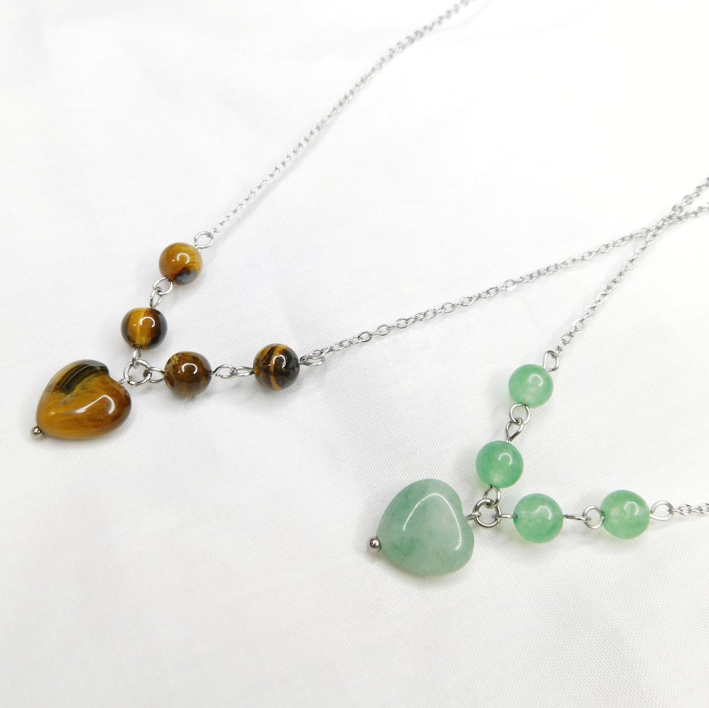 Collier love litho Aventurine