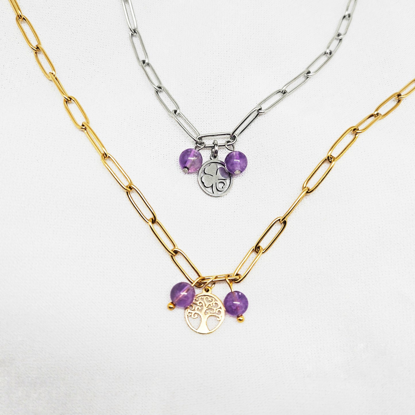 Collier Ame d'Améthyste