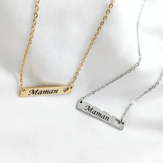 Collier Maman Coeur