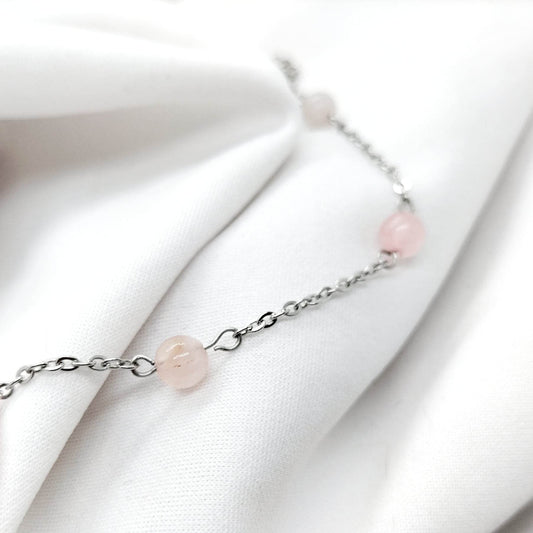 Bracelet Ayou Quartz rose