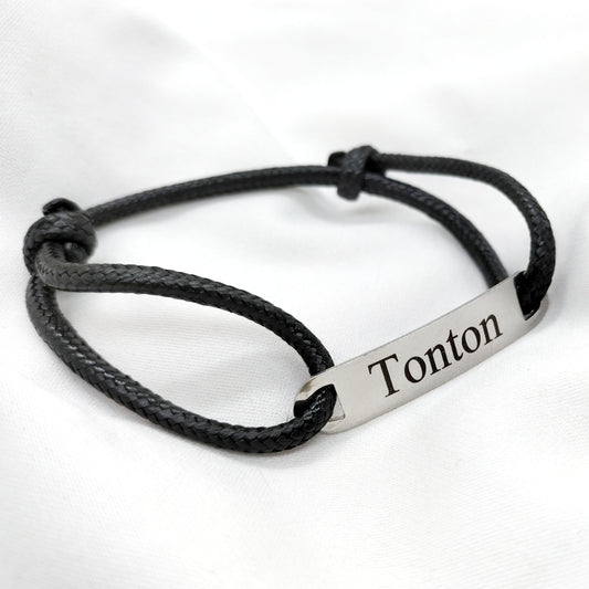 Bracelet cordon Tonton