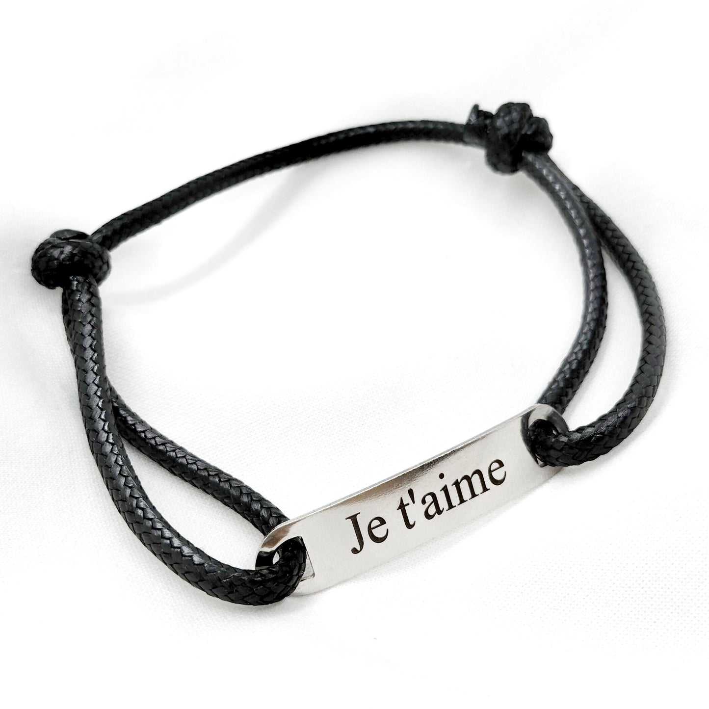 Bracelet Cordon Je t'aime