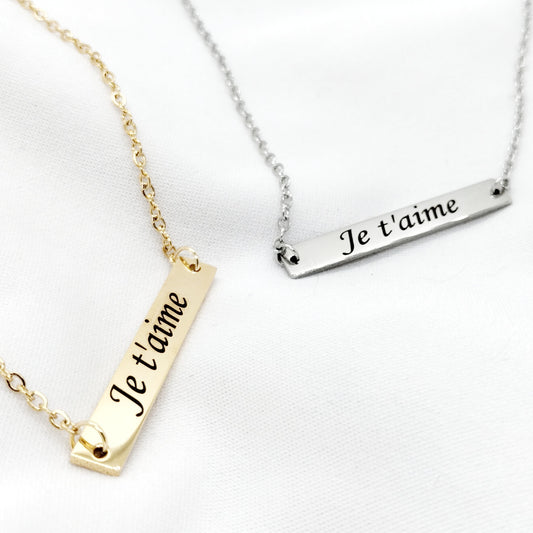 Collier Je t'aime